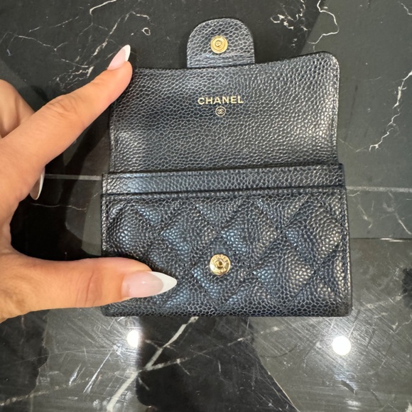 Chanel Timeless/Classique leather wallet Very good condition Black, Leather - Picture 3 of 3